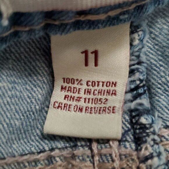 NWT LOVE, PEACE, HAPPINES, MUDD Size 11 skinny jeans - Picture 8 of 8